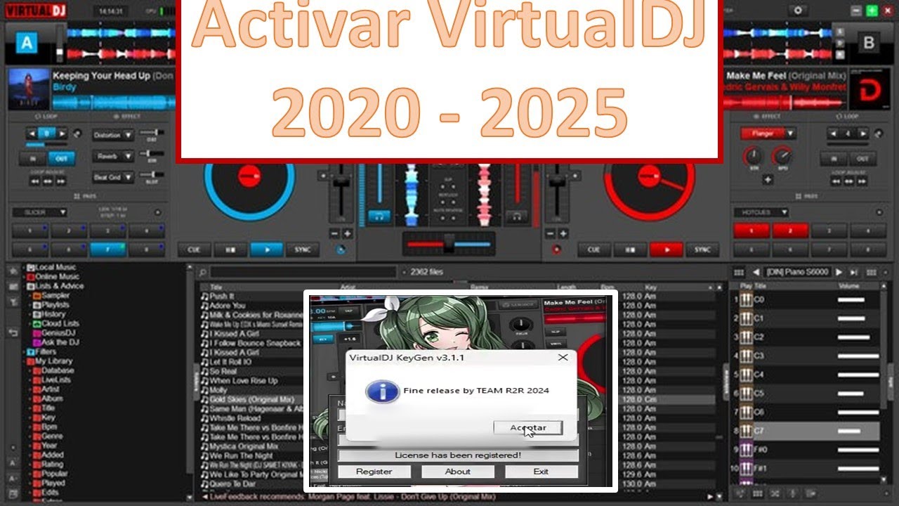 ✅ Como Instalar y ACTIVAR VIRTUAL DJ PRO INFINITY 👉 cualquier version hasta 2025