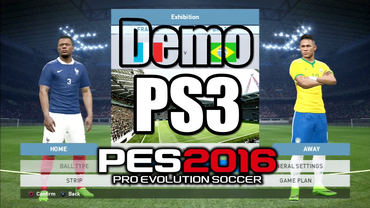 PES 2016 Gameplay Demo France vs Brazil 2-3 PS3 HD