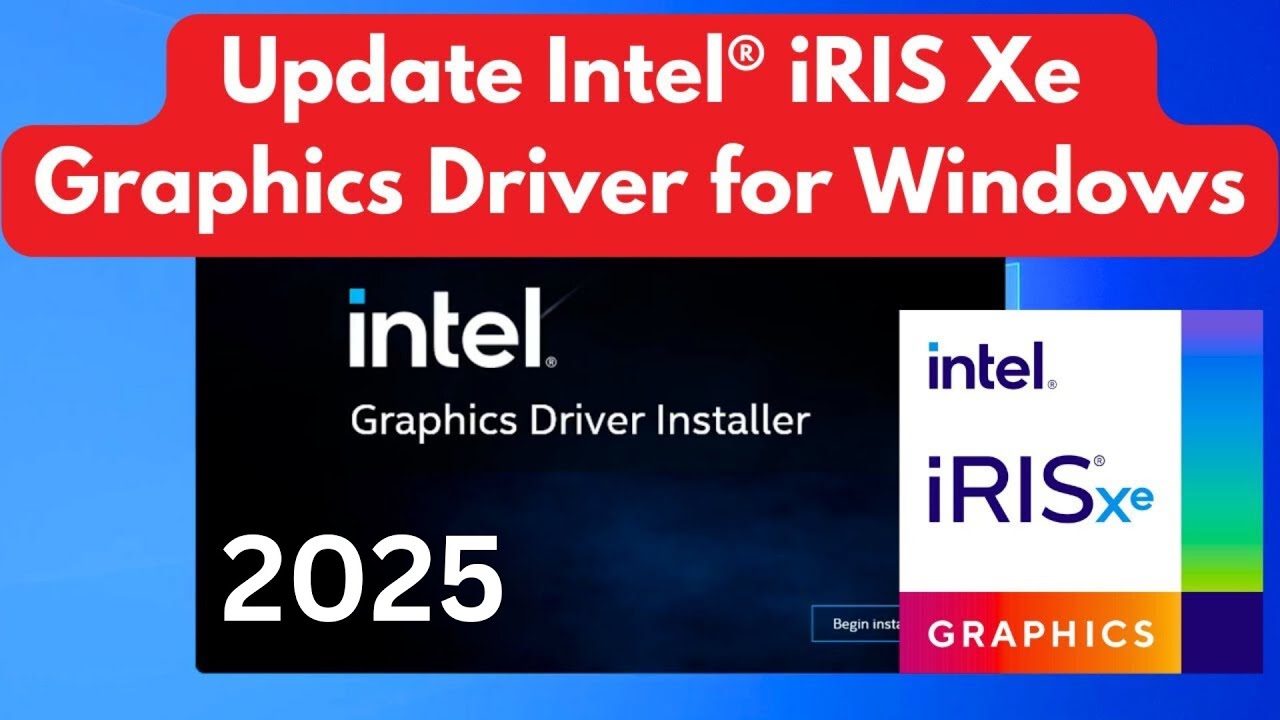 Как обновить графический драйвер Intel Iris Xe | загрузить последнюю версию графического драйвера...