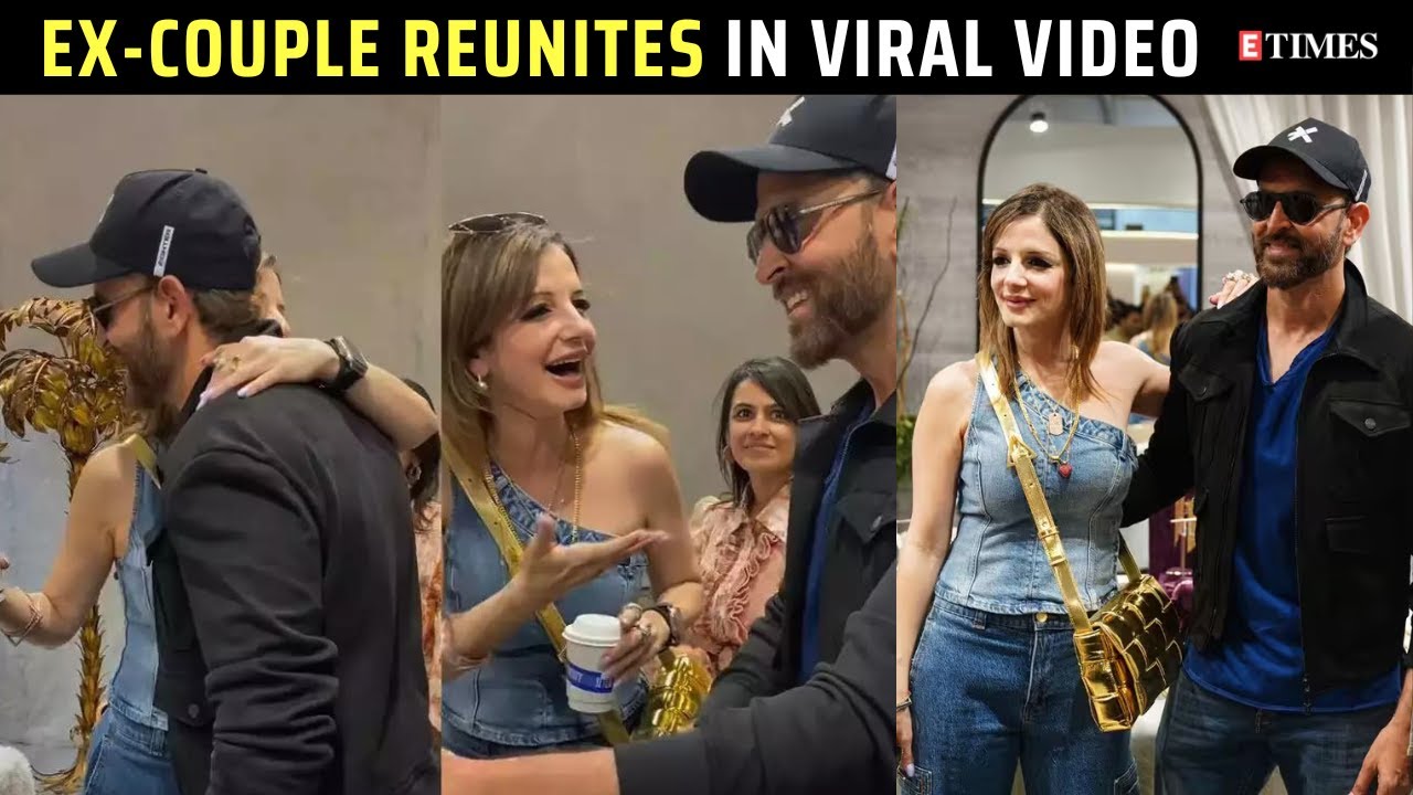Ex-Couple Hrithik Roshan & Sussanne Khan Reunite At An Event; Netizens React!
