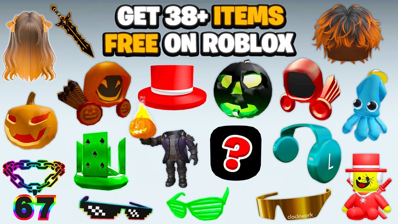 Более 38 бесплатных предметов ROBLOX и бесплатные промокоды + бесплатные прически! | Событие Robl...