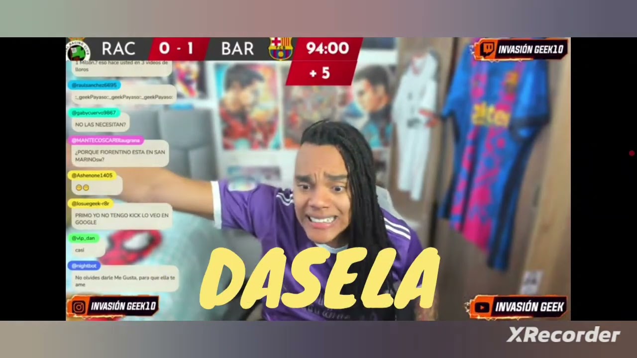 Invasion Geek, reacciona a la victoria del Barcelona contra Racing Club... De Santander