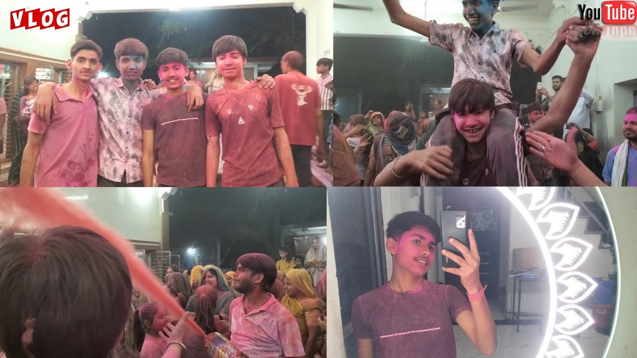 KAMLESHWAR MANDIR PAR KHILI HOLI😍