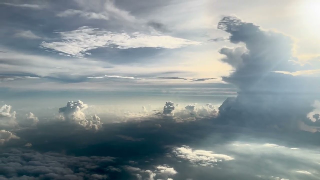 POV : fly between the clouds, #asmr  enjoy the view, #fly #flight #windows 