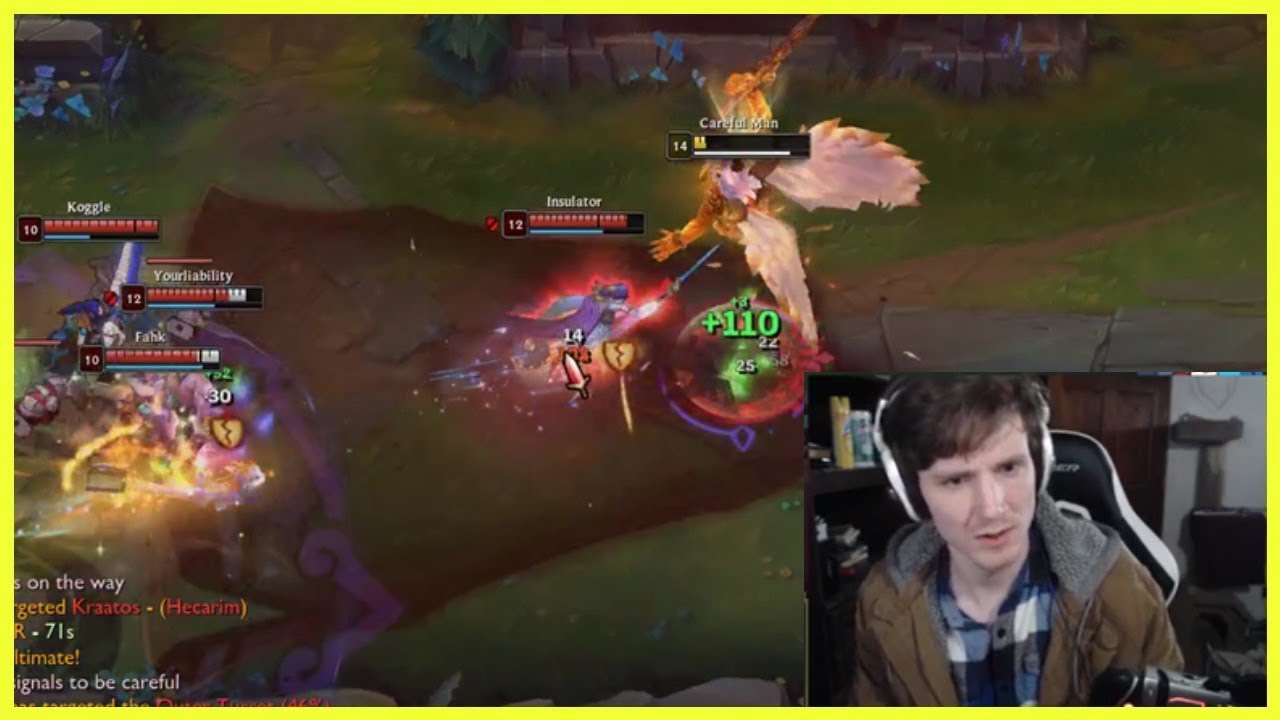 Hashinshin Got Caught 1v4! What His Aatrox Gonna Do? - Best of LoL Streams #575