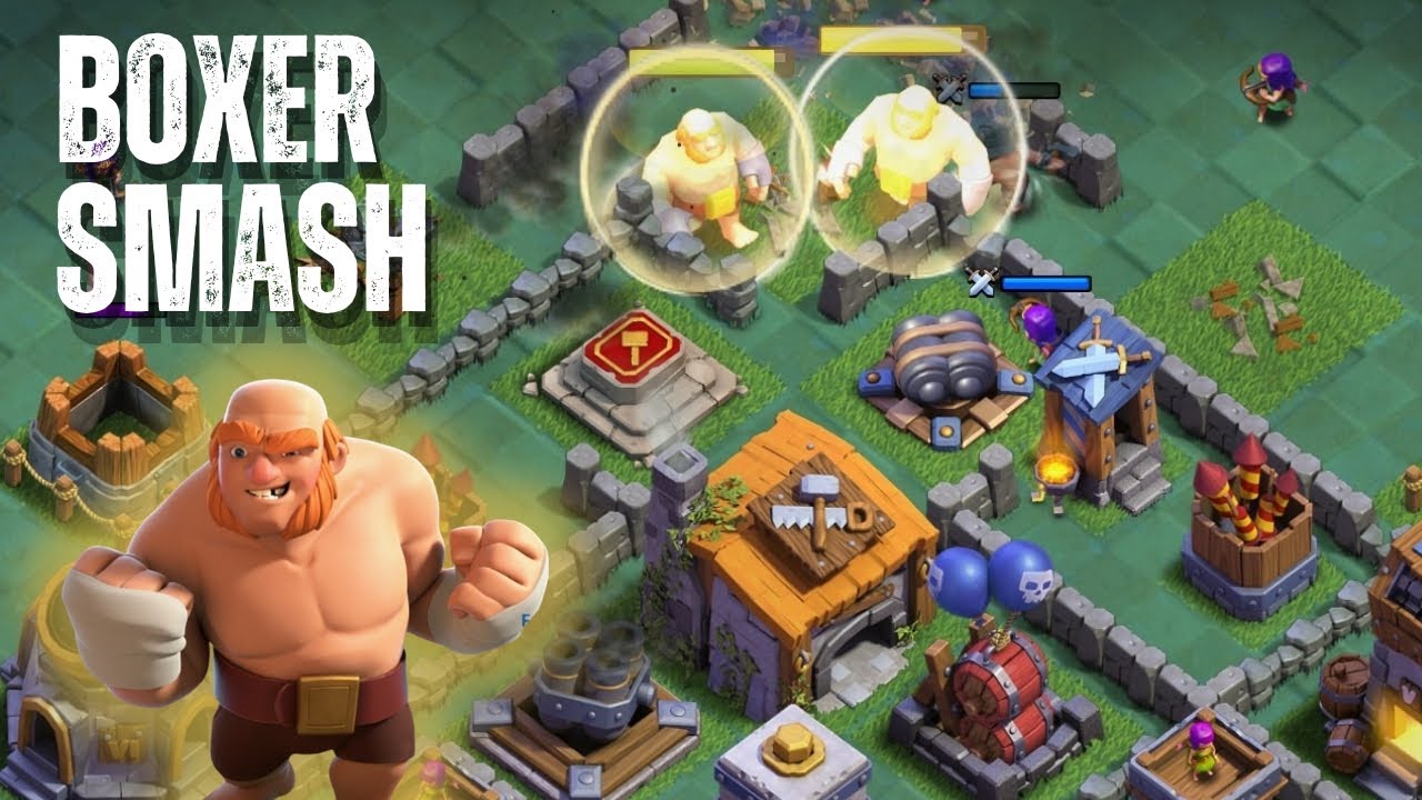 This is How Boxer Giant Should be Used at Builder Hall 6 | Builder Base 2.0 (Clash of Clans)