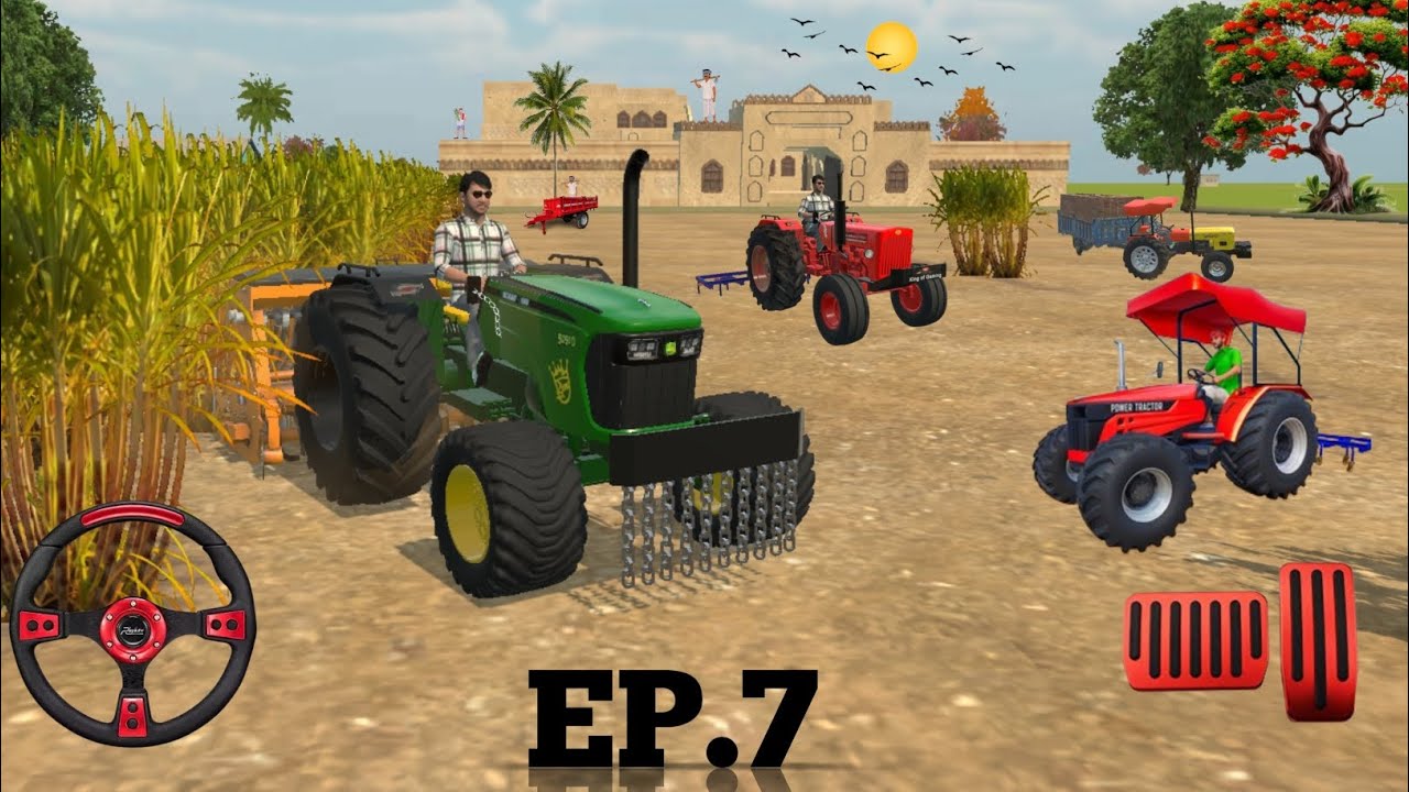 How to johendiyar Tractor and sugar farming? Johendiyar ટ્રેક્ટર અને શેરડીની farming? gaming video?