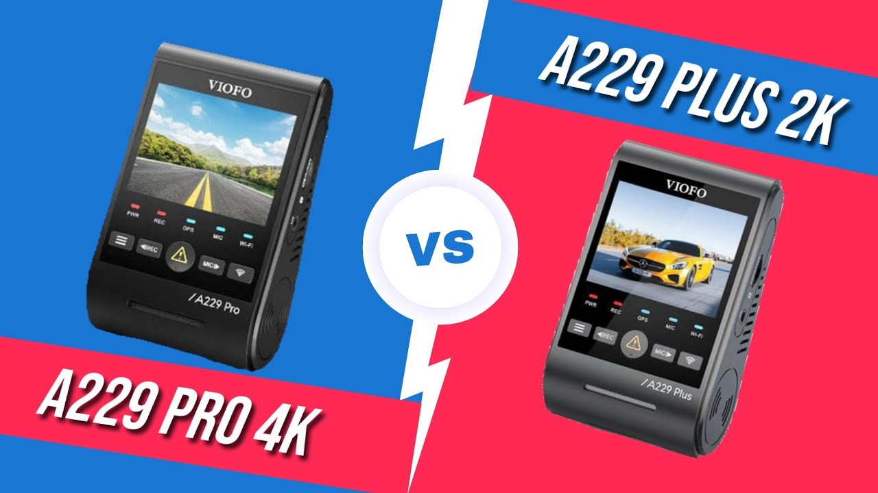 A229 Pro 4K vs A229 Plus 2K | Which is the BEST Dashcam? Video Quality Comparison | Gizmobeep
