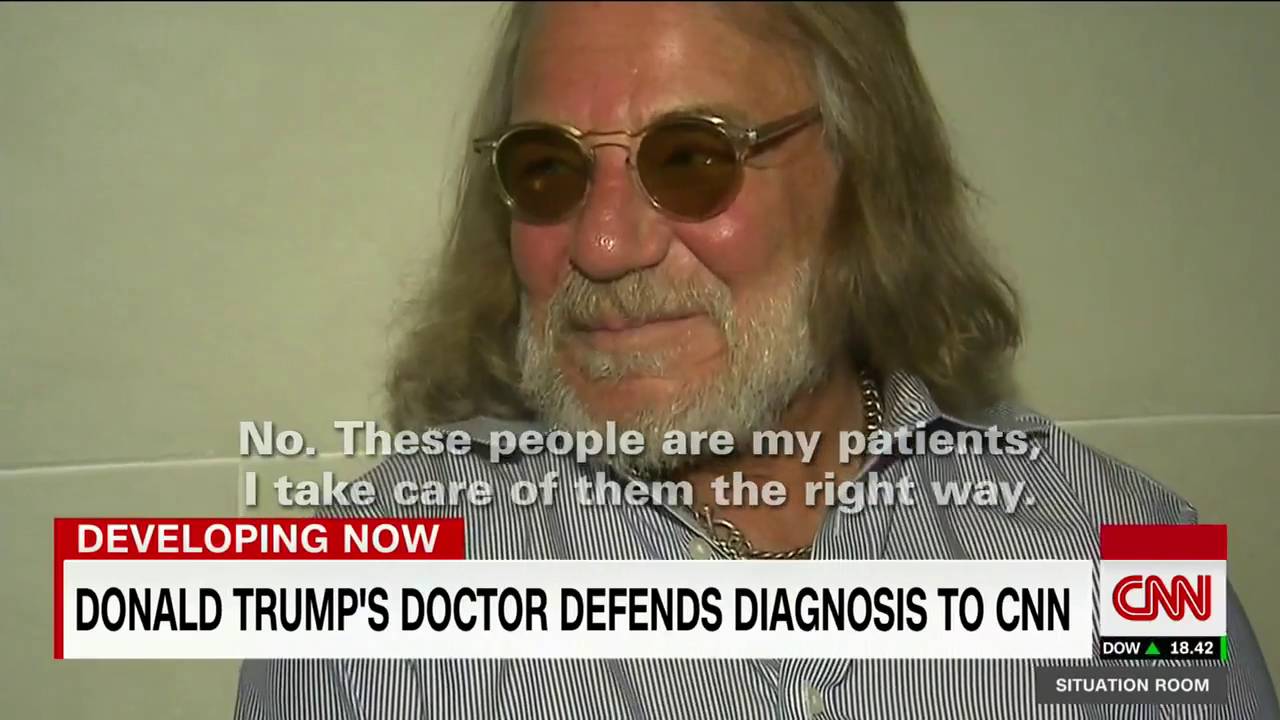 Doctor double downs on Donald Trump's health