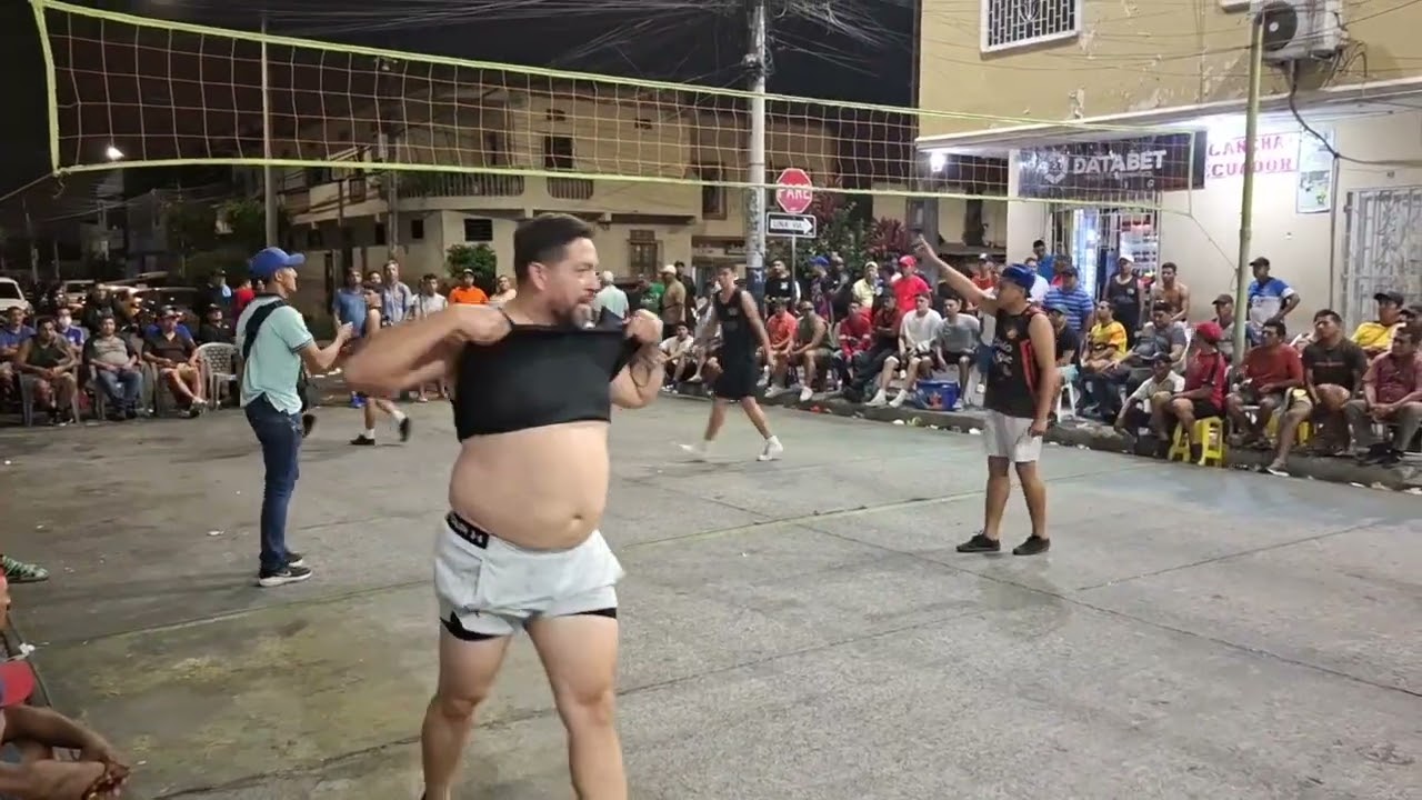 Ecuavoley superman partido muñeca contra isac canchas 19 y letamendi