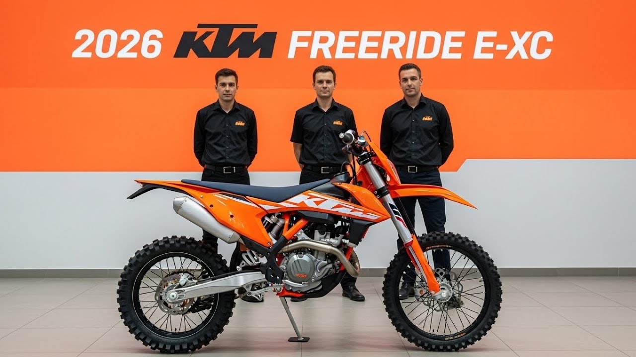 Наконец-то представлен KTM FREERIDE E-XC 2026 года! Модернизированный электрический внедорожный м...