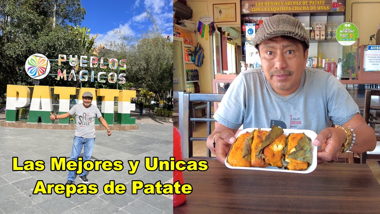 PATATE y sus AREPAS DE ZAPALLO con chicha de UVA que DEBES SABOREAR