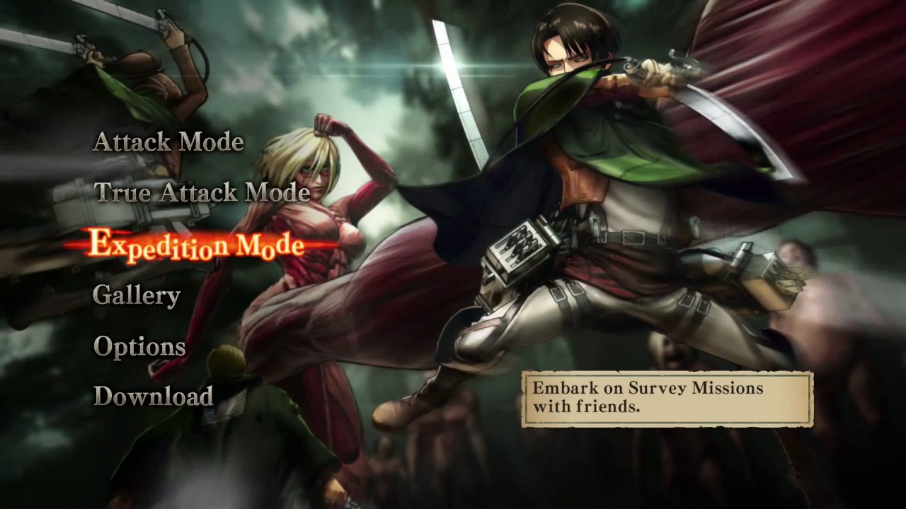 Attack On Titan (Ps4 Ver) - Gallery 100 % (Platinum + All Weapons) + My Equipment