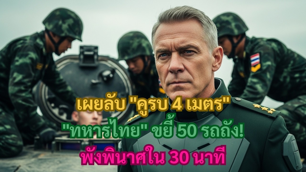 เผยลับคูรบ 4 เมตร! ทหารไทยขยี้ 50 รถถังล้ำสมัยที่สุดปี 2026 จนเป็นเศษเหล็กใน 30 นาทีจนโลกตะลึง!