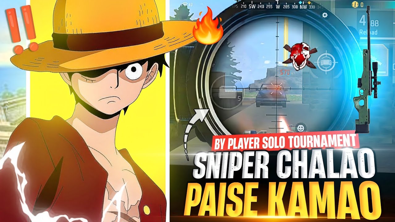 UNLIMITED PROFIT 🤑 IN SOLO TOURNAMENT FREE FIRE | DOUBLE SNIPER GAMEPLAY☠️ | PROFIT 💰 or LOSS 💔