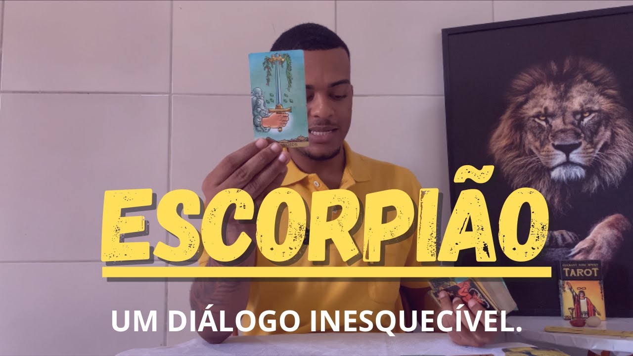 Escorpião ♏️ UMA CONVERSA INESQUECÍVEL!! VOCÊ VAI FICAR BESTA COM ISSO 😅