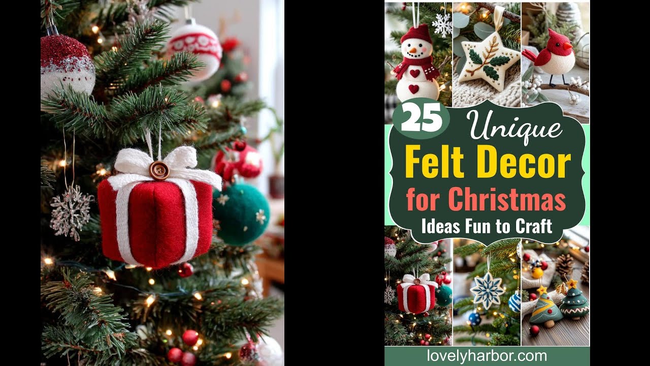 25 Handmade Felt Christmas Decorations You&rsquo;ll Love To Craft
