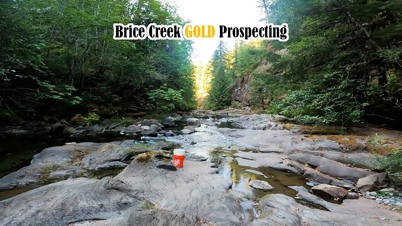 Brice Creek Gold - Day 1: Cleaning Bedrock