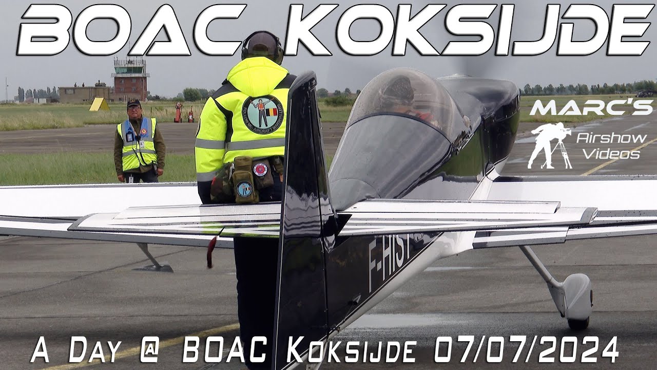 BOAC Koksijde 2024  Belgian Open Aérobatic Championship Koksijde 04-07 July 2024 .  4Kᵁᴴᴰ