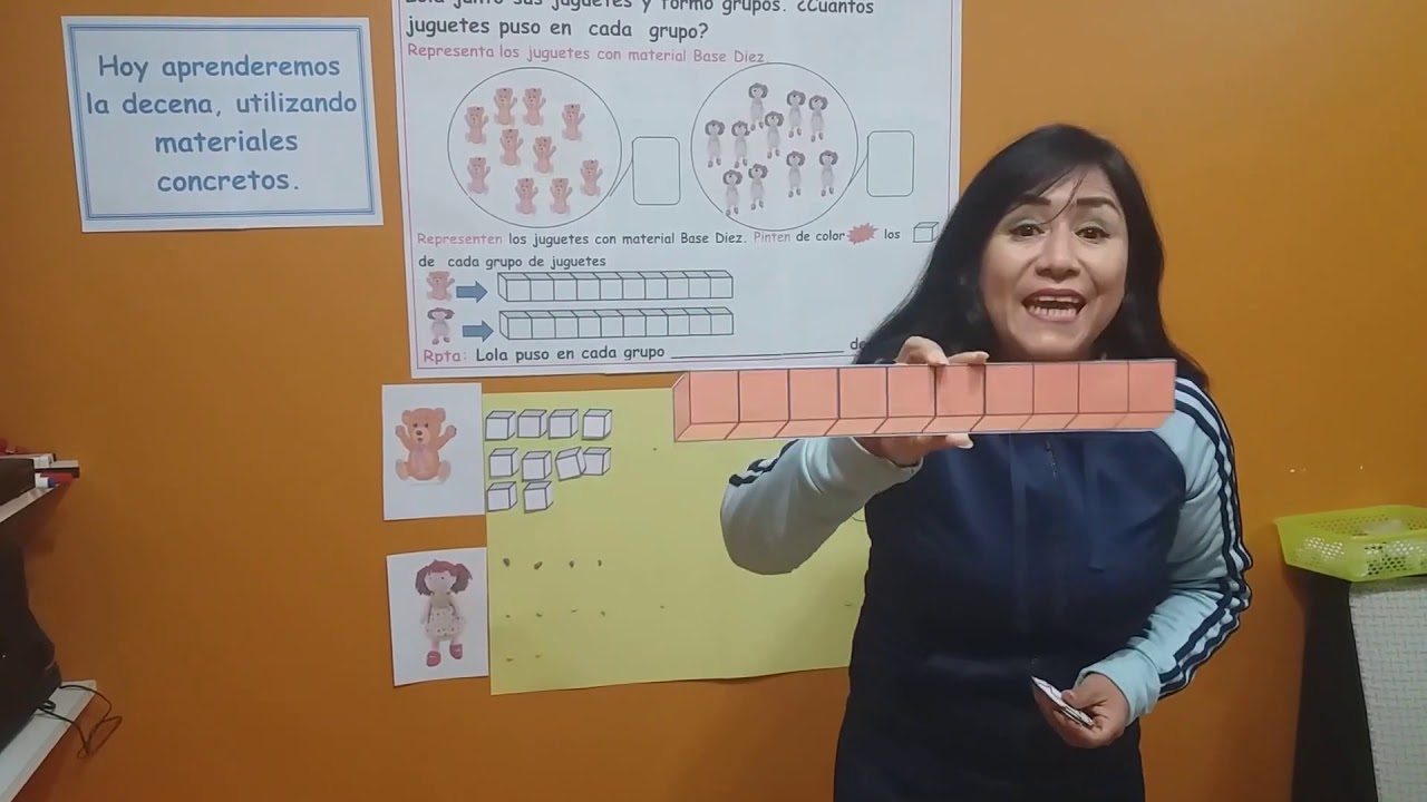 SESIÓN DE MATEMÁTICA PARA PRIMER GRADO: FORMAMOS DECENAS