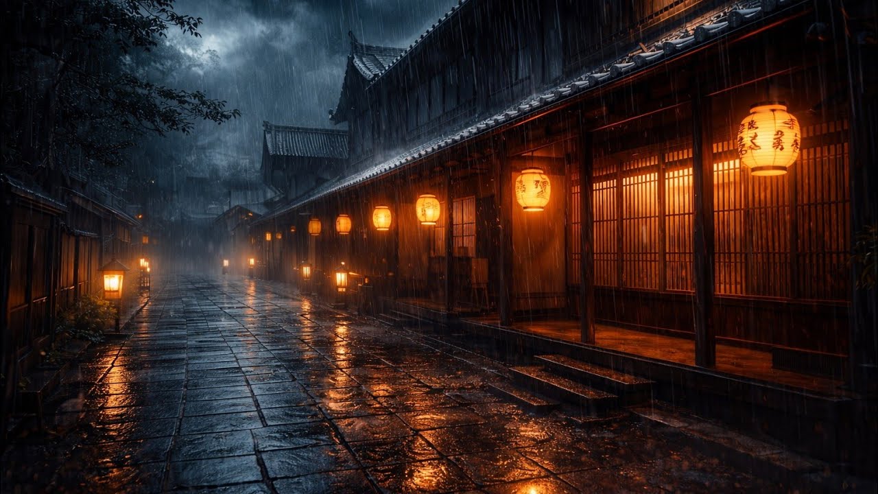 Calming Forest Rain Sounds 🌧️ Slow Rainfall for Stress Relief & Better Sleep