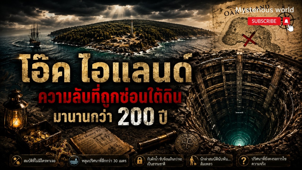 Oak Island เกาะต้องคำสาป หรือขุมทรัพย์ที่หายสาบสูญ |สารคดี Mysterious world