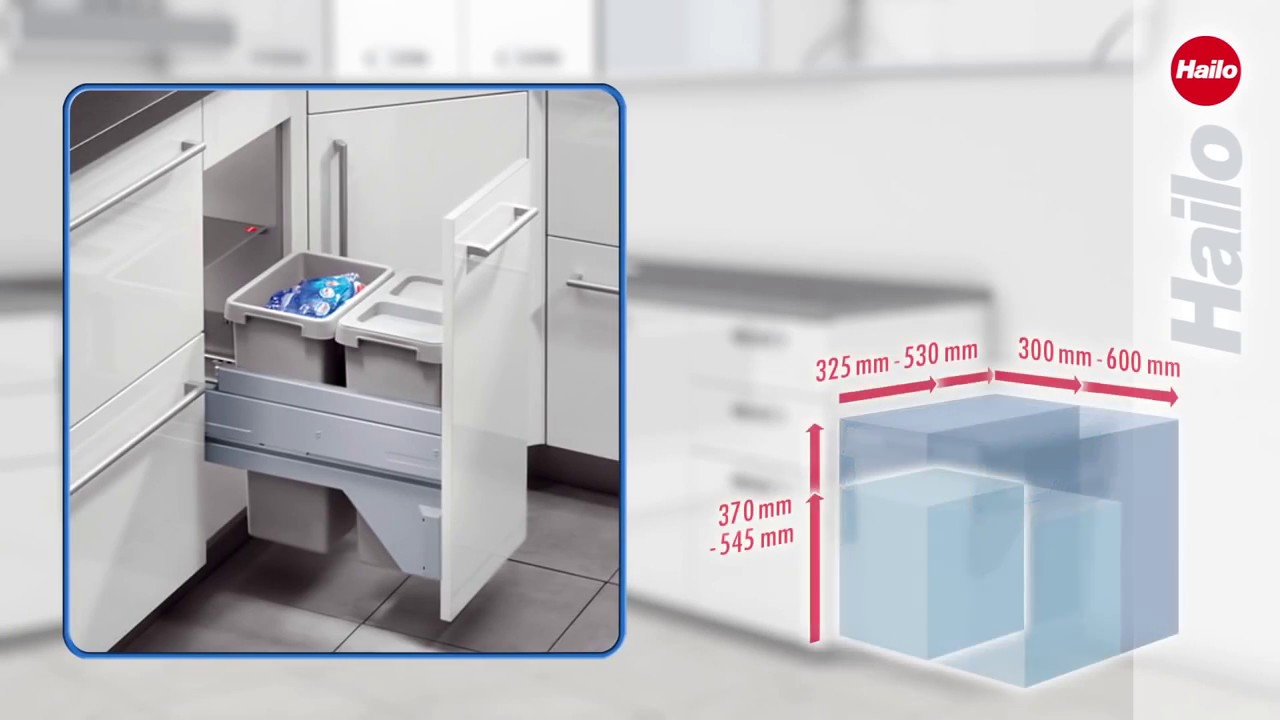 Hailo - Einbausysteme mit Frontanbindung