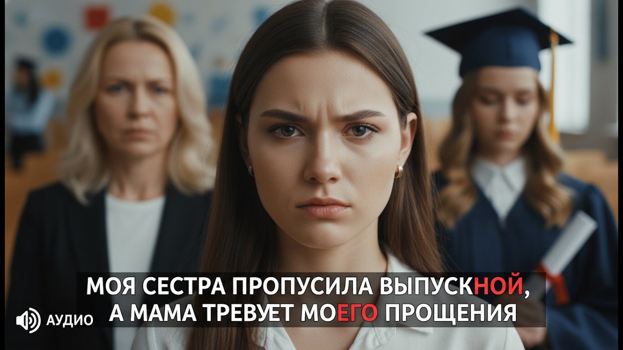 Сестра пропустила мою выпускную без последствий, а мама требует, чтобы я извинилась.