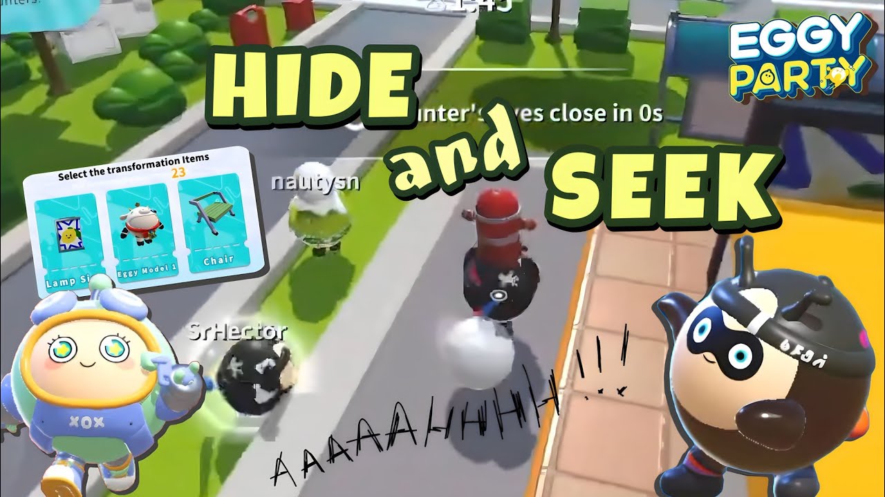 EGGY PARTY | HIDE AND SEEK GAMEPLAY#1