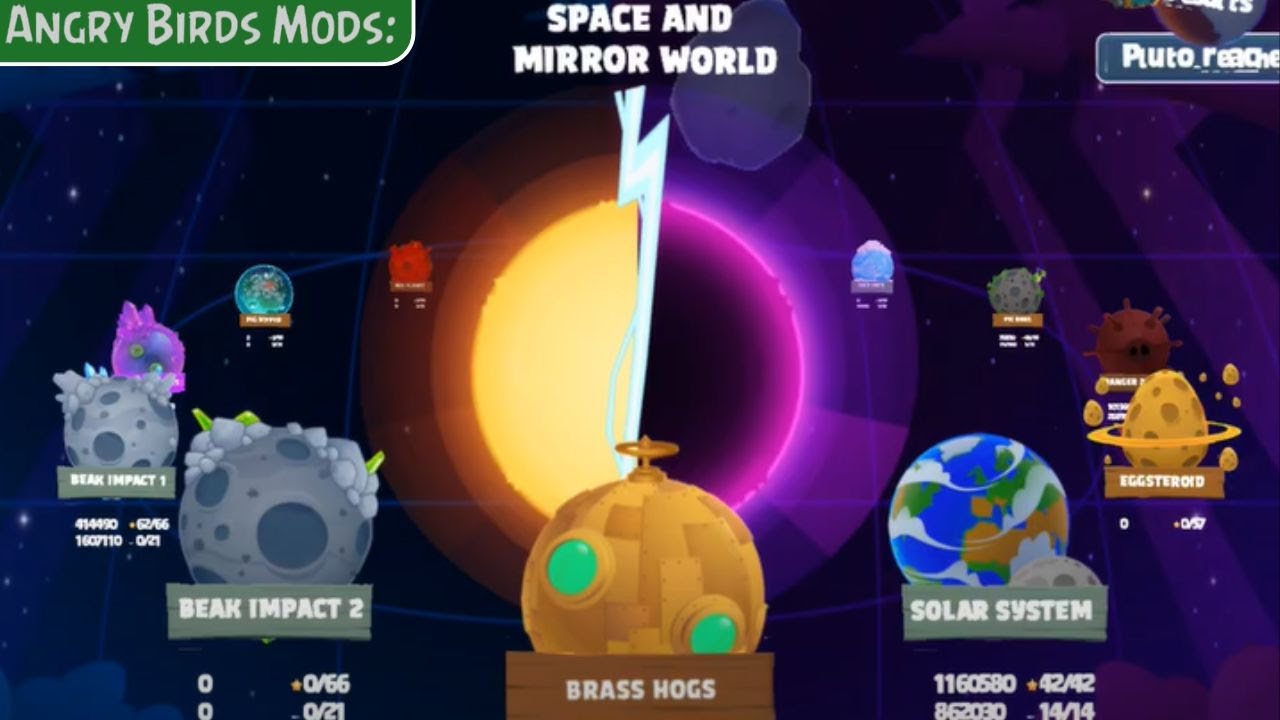 Angry Birds Mods: Angry Birds Reloaded (Space) (V3.11) Mod for Android