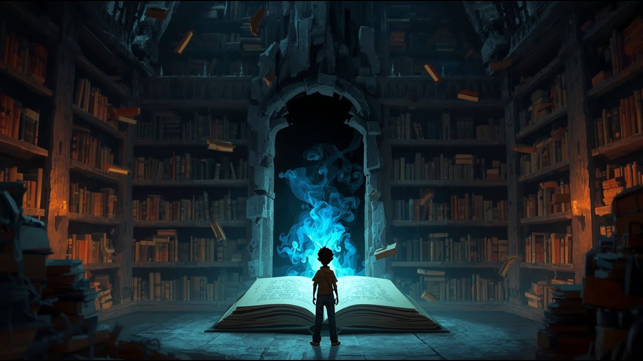 The Library That Borrowed People – Animated Mystery Horror Story | Whimsical Dark Tale