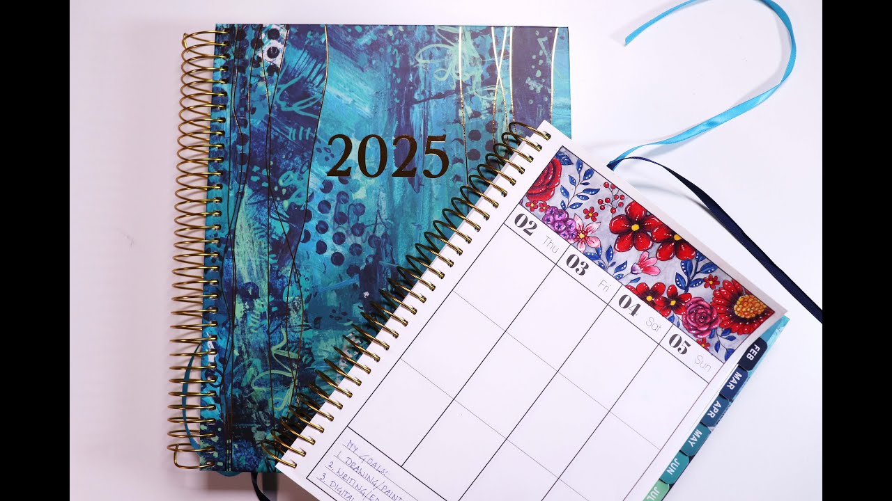 I Bought Sarah Renae Clark's Compact and Classic Planner for 2025 (Unboxing & Coloring)