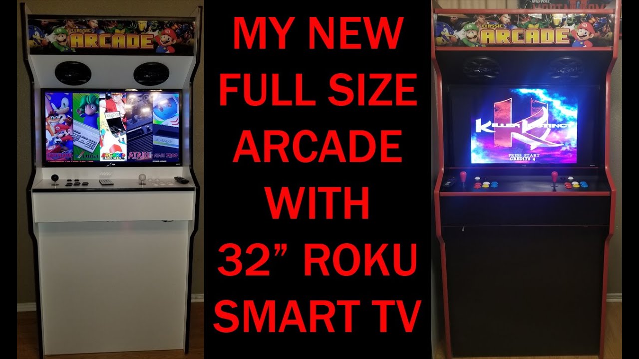 MY New Full Size Arcade!! Check it Out
