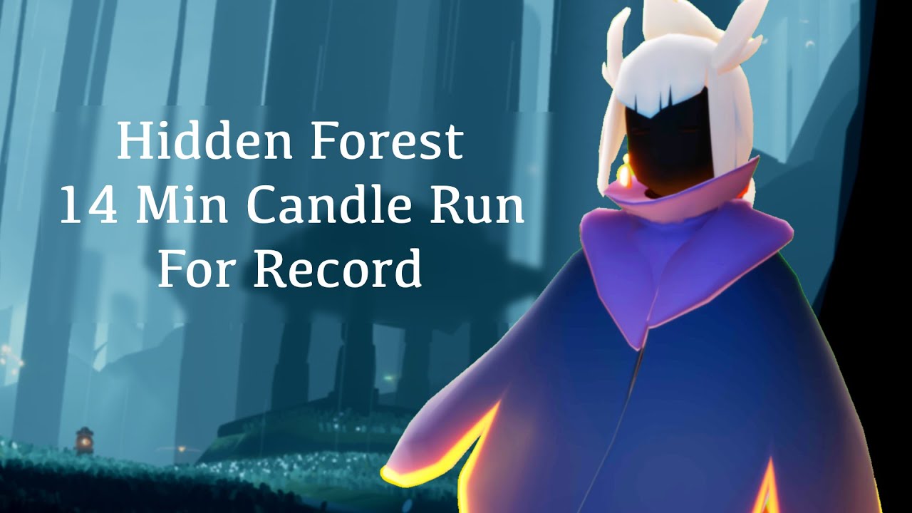 【Sky 光遇】Hidden Forest 14 min solo CR for record 雨林14分鐘速通跑圖紀錄