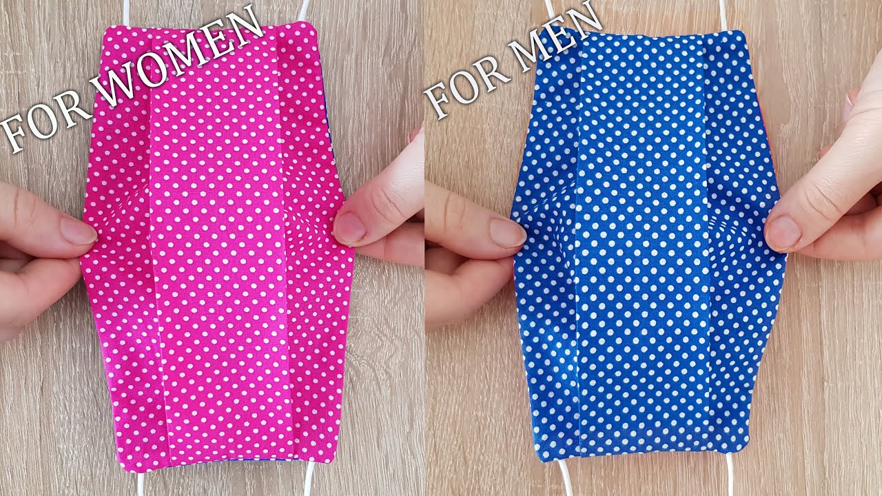 Face Mask Sewing Training | How to Make a Face Mask with Filter Pocket | DIY Cotton Fabric Face Mask