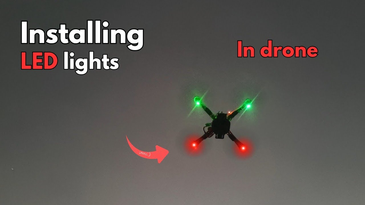 Installing Lighting System in F450 Drone || Drone Me Light Kaise lagaye