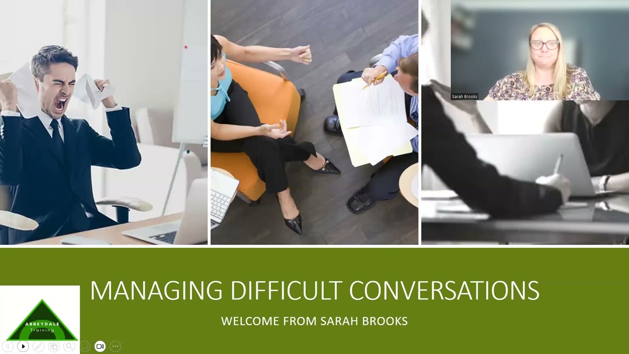 Managing Difficult Conversations Taster