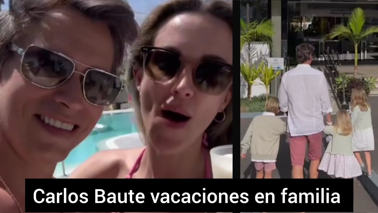 ❤️Carlos Baute y Astrid Klisans vacaciones en Tenerife con sus hijos