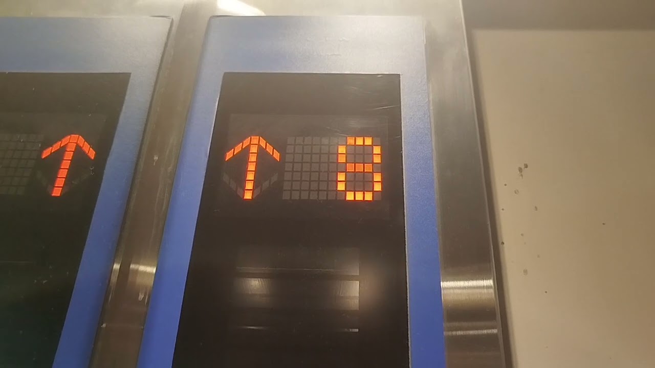 High Speed mitsubishi NEXIEZ-MR elevator @ T21 skydeck Korat ( Up )