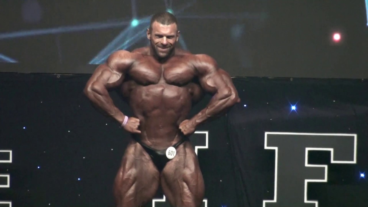 Mikhail Sazonov at the 2019 IFBB World Championship