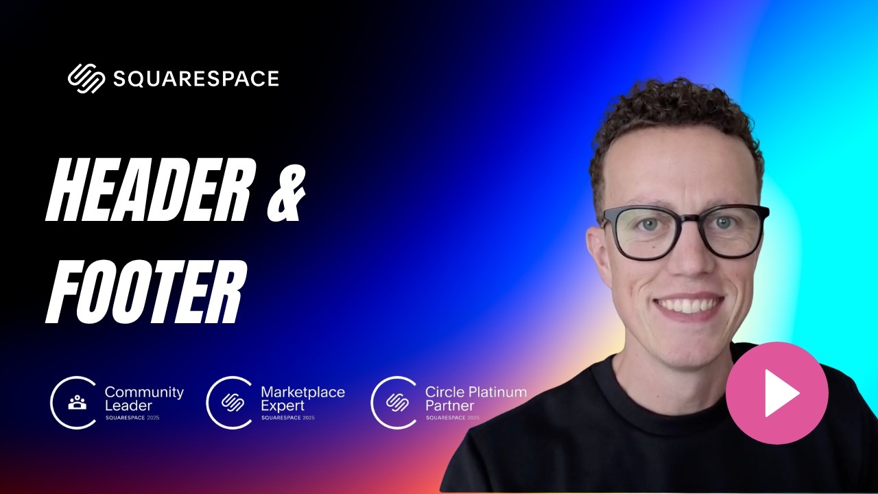 Squarespace 7.1 Header and Footer Tutorial (Editing Menus, Logos & Layout)