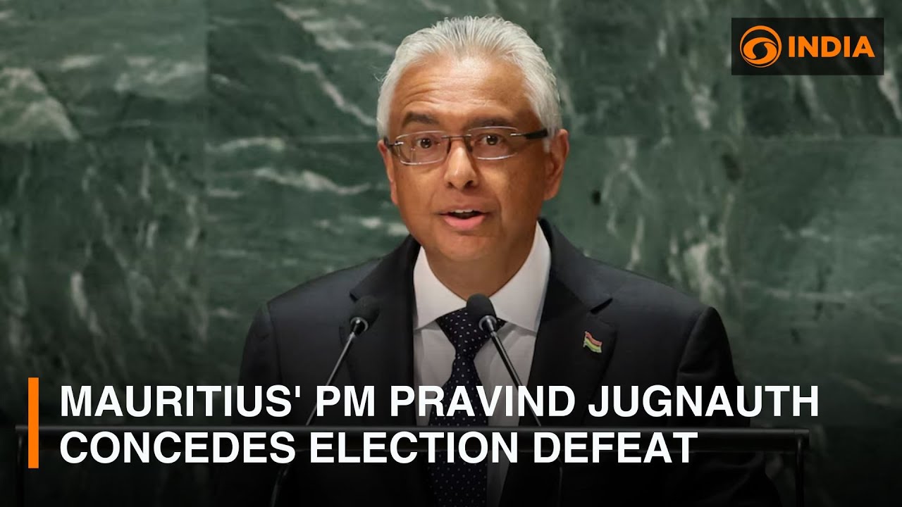 Mauritius' Prime Minister Pravind Jugnauth concedes election defeat