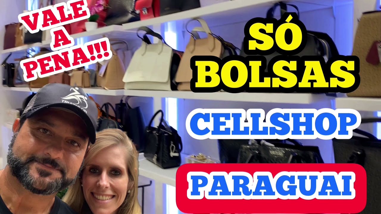 S&Oacute; BOLSAS&hellip; CELLSHOP PARAGUAI. VALE A PENA!!! #paraguai #fozdoiguacu #cellshop #bolsasdemarca