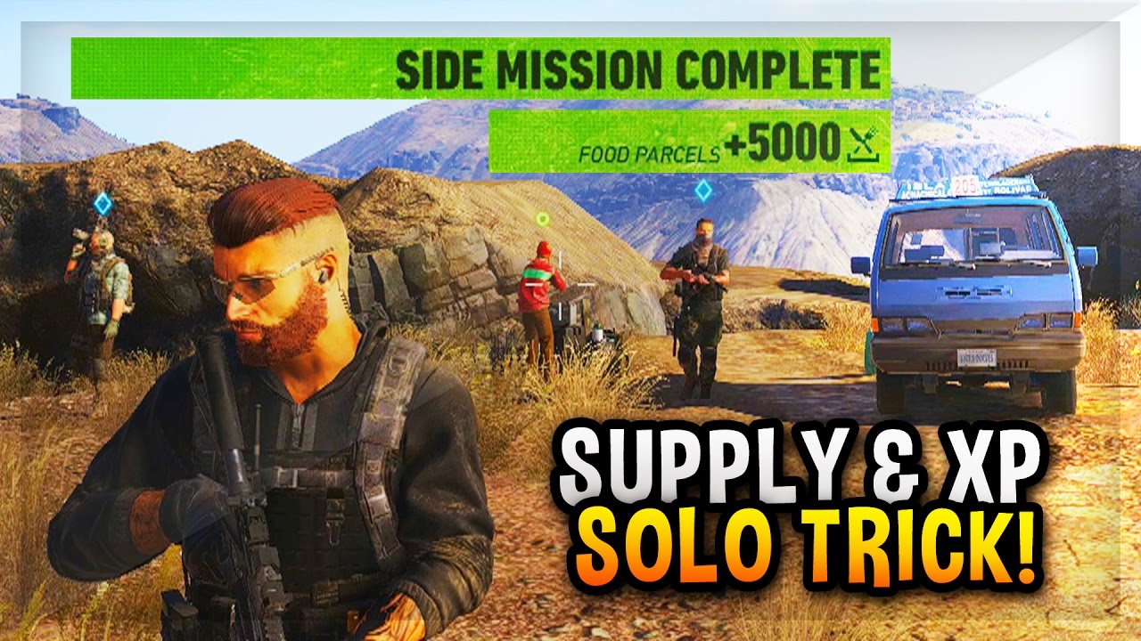 Ghost Recon Wildlands Tips & Tricks - BEST XP & SUPPLY Farming Method SOLO! (Ghost Recon Glitches)