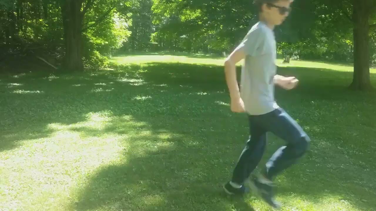 I Run Pass The Camera