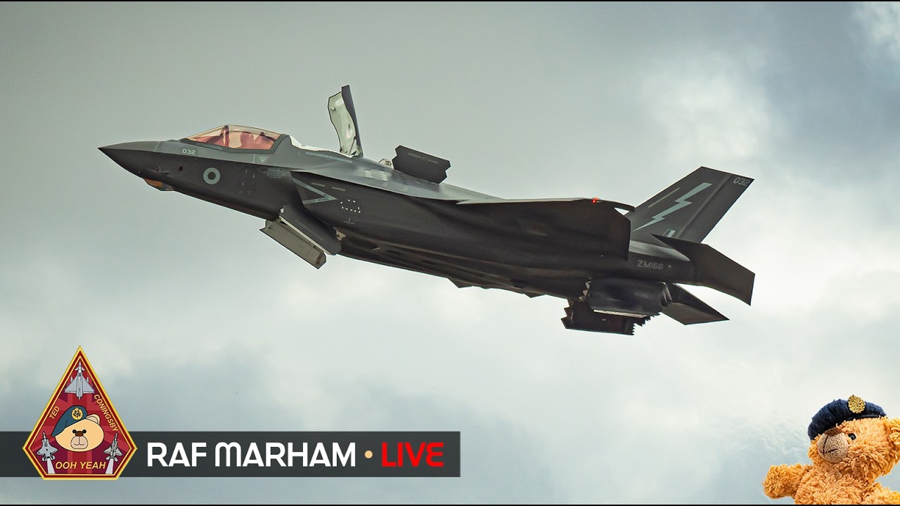 LIVE STEALTH 5TH GEN F-35B ACTION 809 NAVAL AIR SQN, 617 & 207 SQUADRON &bull; RAF MARHAM 04.09.26