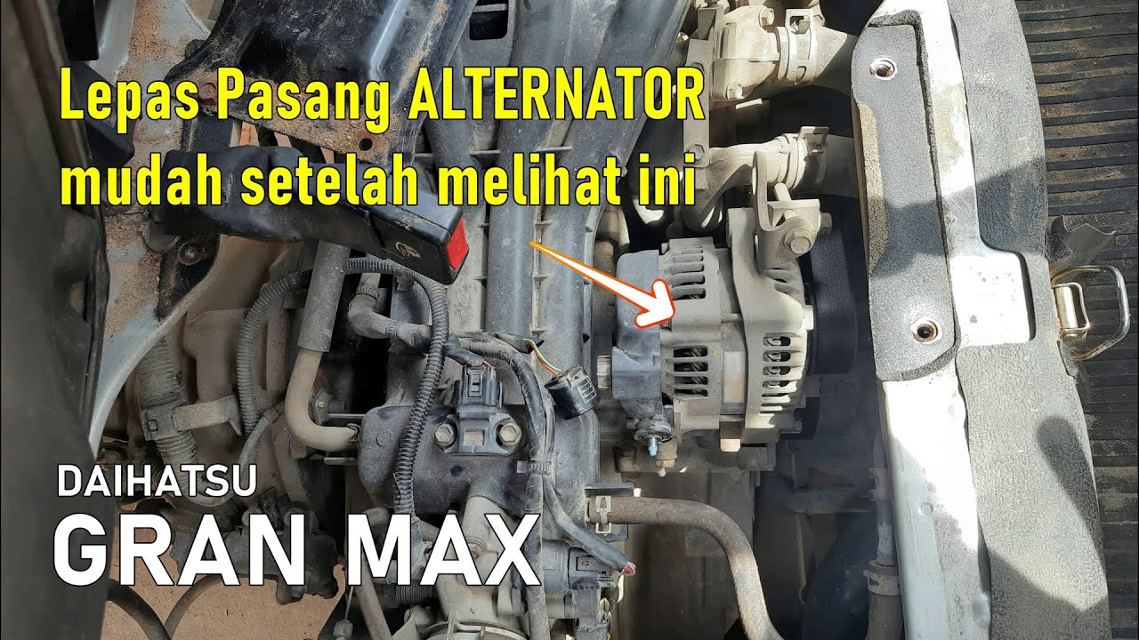 Voltase pengisian Aki kurang, terpaksa lepas Alternator/ GRAN MAX
