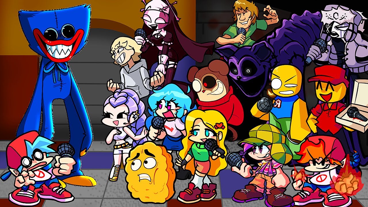 Playtime But Everyone Sings It 🎤 (FNF Different Characters Sings Playtime 2026)