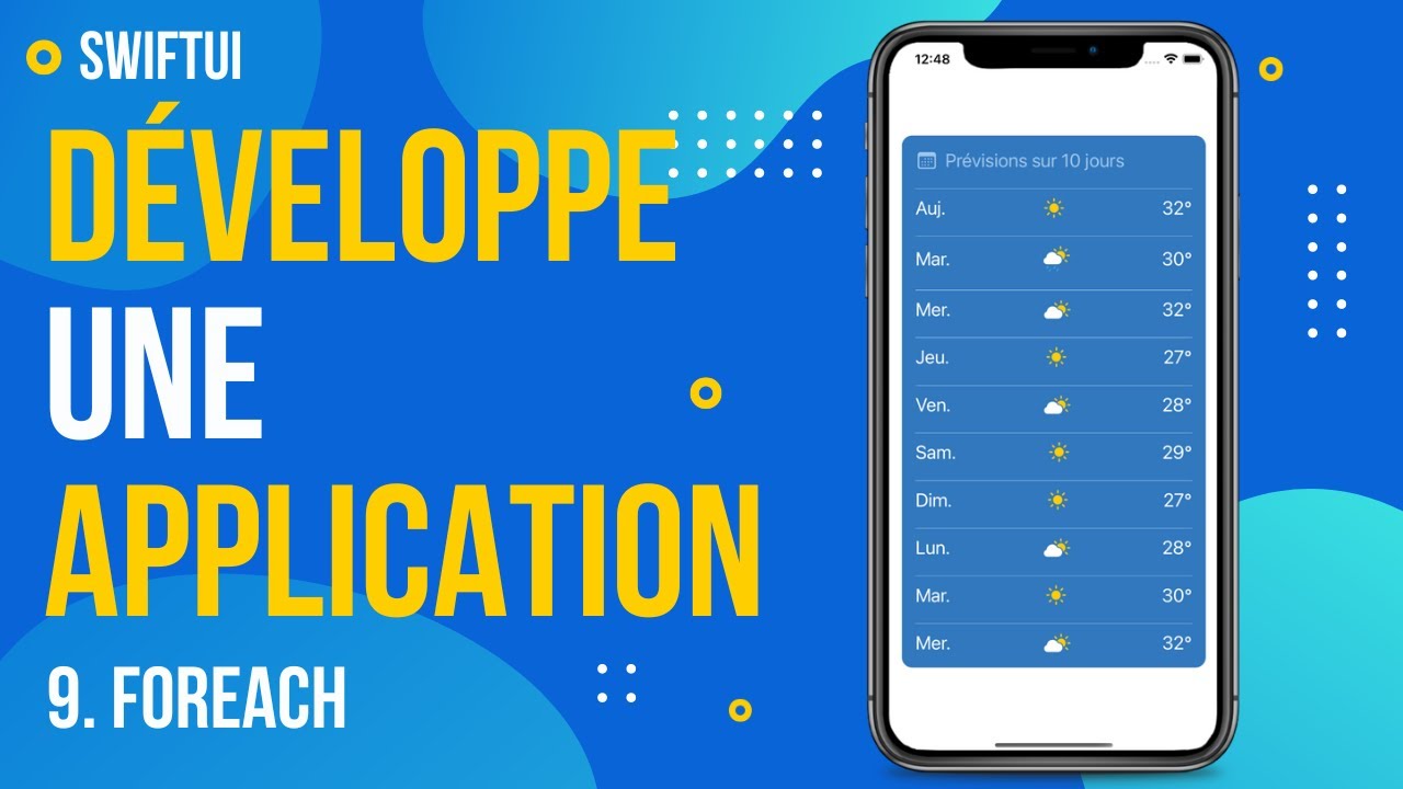 FOREACH - Apprendre le développement d'application avec SwiftUI #09