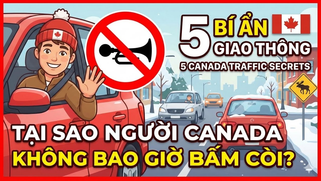 Tại Sao Người Canada Không Bao Giờ Bấm Còi? Giải Mã 5 Bí Ẩn Văn Hóa Giao Thông 